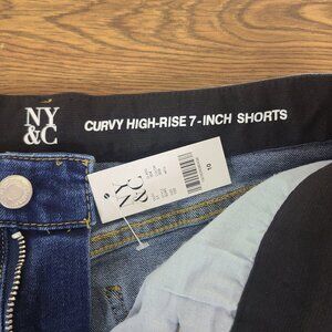 Denim shorts